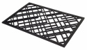 Dørmatt i \'Linjer\' av gummi - 90x60 cm