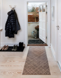 Dørmatt i \'Linjer\' av gummi - 90x60 cm