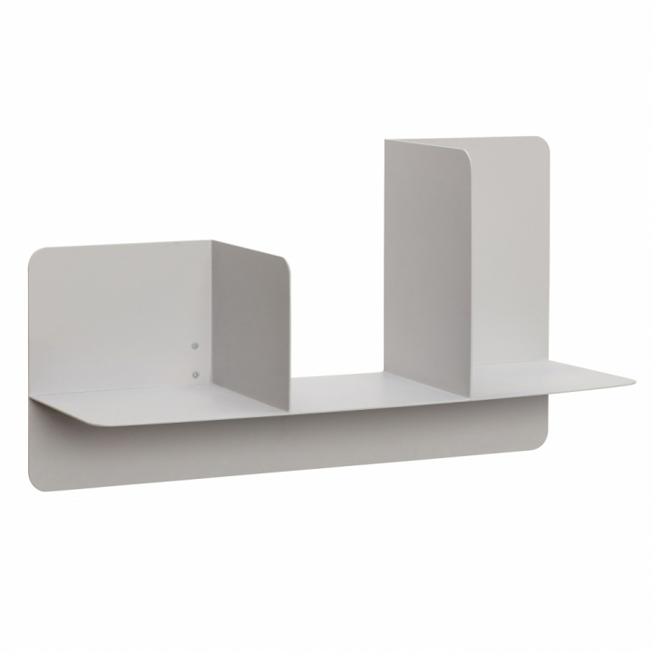 Vegghylle - metall / grå