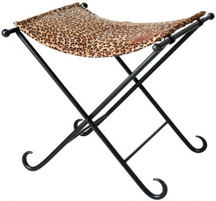 Pall - \'Oxford\' - Leopard i gruppen Møbler / Sittemøbler / Krakker hos Reforma (070-542-00)