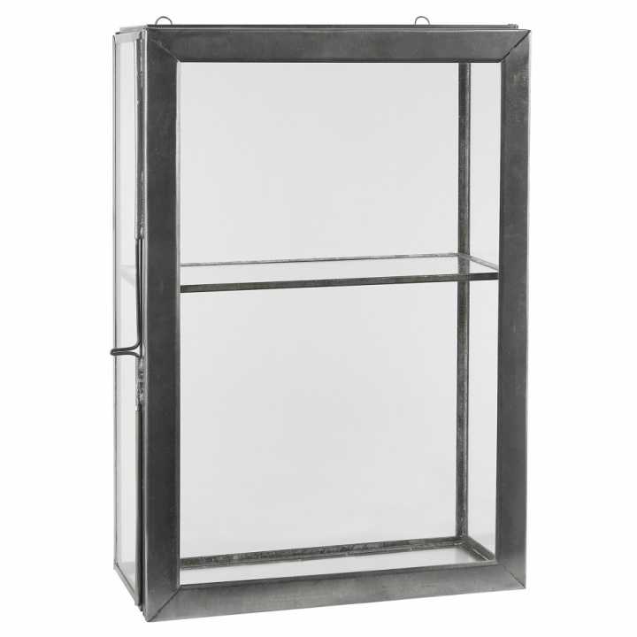 Veggskap - Glass / Jern