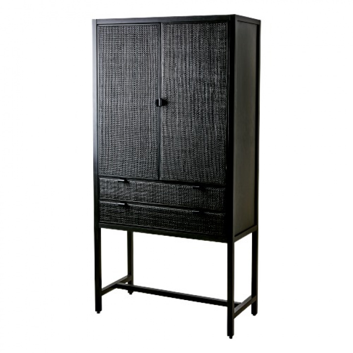 Skap - \'Harry\' - Sort - skuffer i gruppen Møbler / Hyller og oppbevaring / Skap & sjenker hos Reforma (084-635-60)