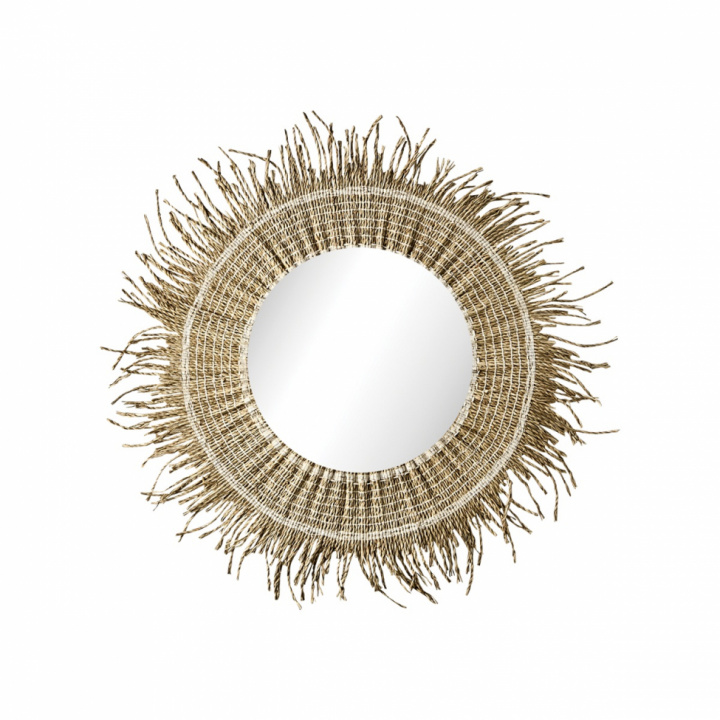 Speil \'Stina\' rundt 60cm - Natur i gruppen Interiør / Dekorasjon / Speil hos Reforma (085-543-00)