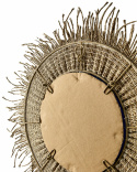 Speil \'Stina\' rundt 60cm - Natur