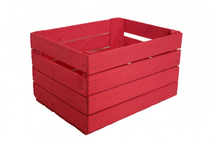 Eplekasse - Vintage Red i gruppen SALG / Innredning / Dekorasjon hos Reforma (10002-Wooden-Red)