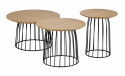 Sofabord \'Nagoya\' - Natur Ø 40