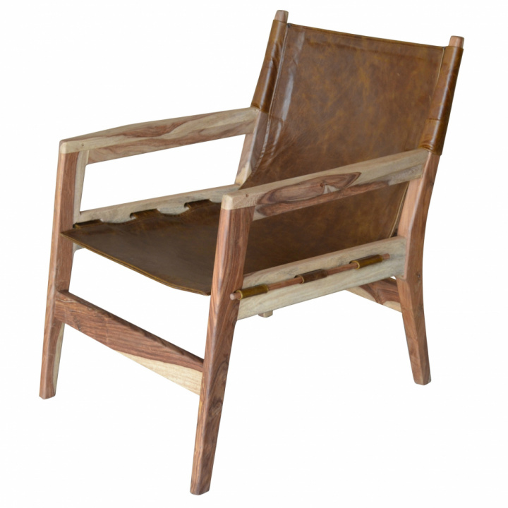 Salongstol - Skinn / Tre