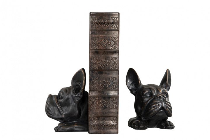 Bookend Bulldog - Svart