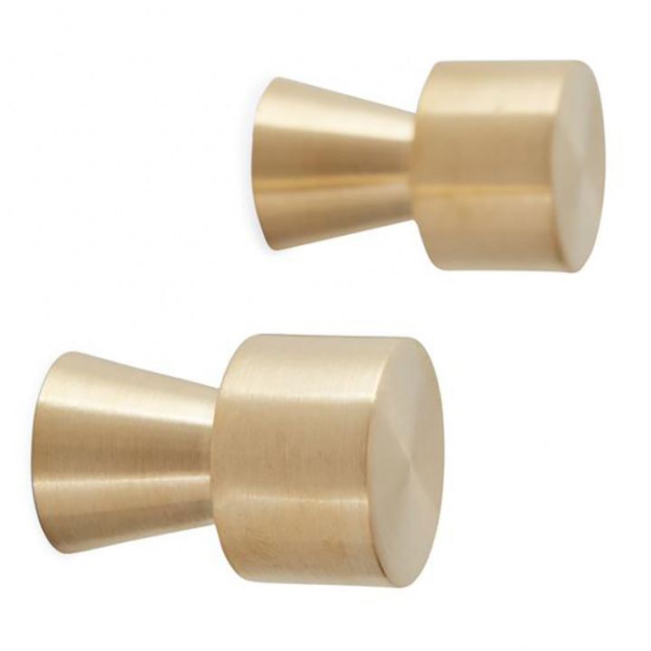 Messingkroker - 2pakke