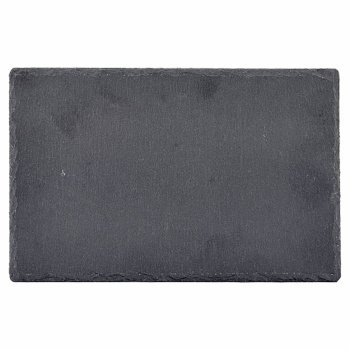 Slate Plate 28x18 cm - Svart