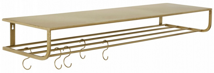 Hatthylle L - Messing / 5 kroker