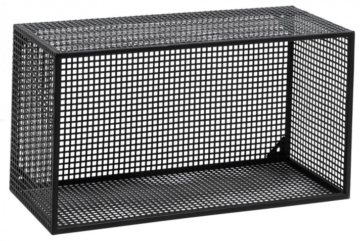 Vegghylle 'Wire' - Svart