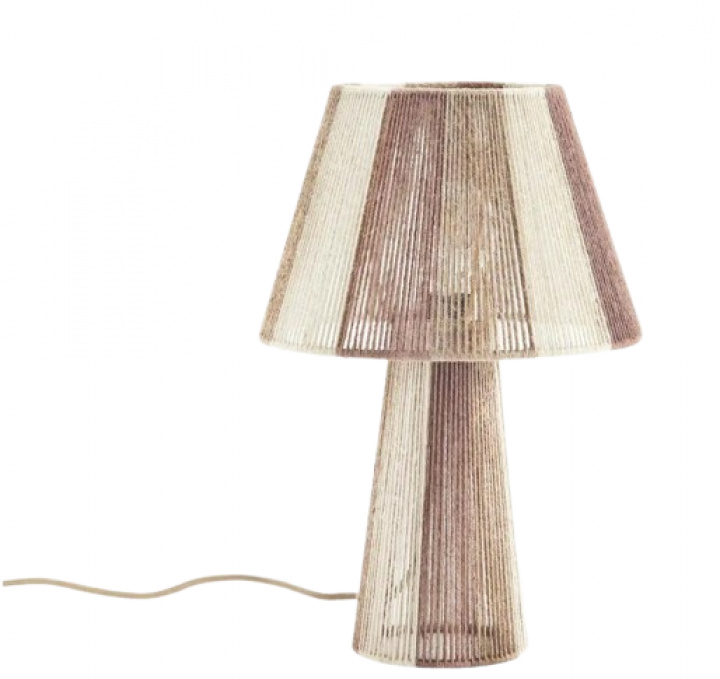 Bordlampe 'Jute' - Naturlig