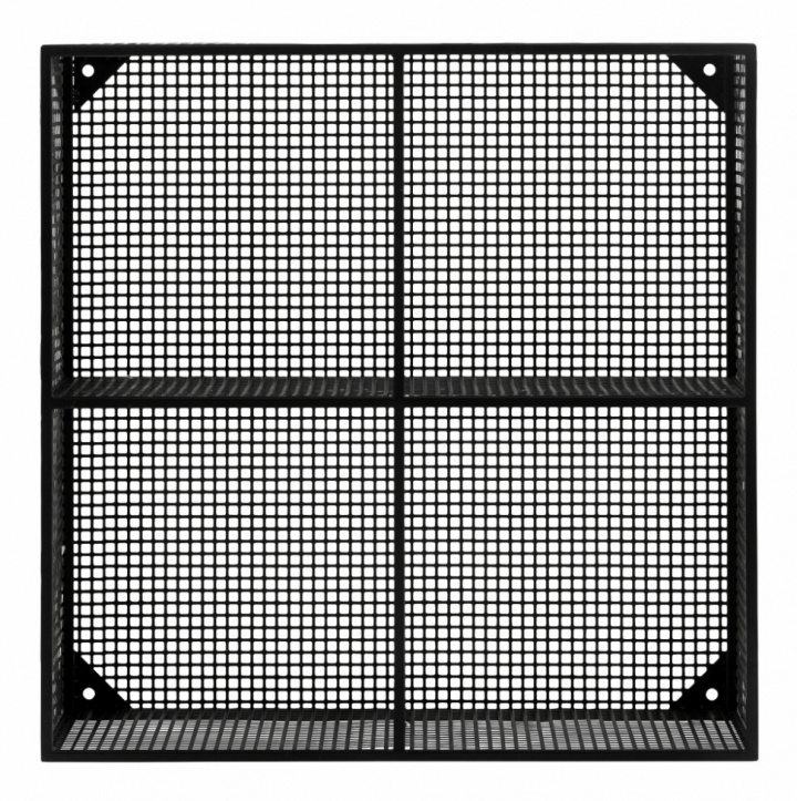 Vegghylleboks \'Wire\' 4 hyller - Sort i gruppen Møbler / Hyller og oppbevaring / Vegghylle hos Reforma (1098)