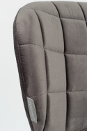 Stol \'Omg\' - Fløyel/Grå