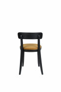 Stol \'Brandon\' - Svart/Ocra