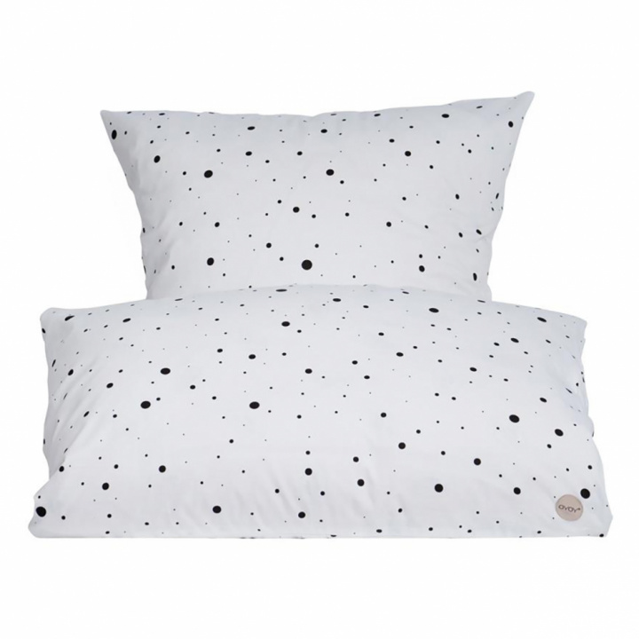 Sengesett \'Dot\' - Hvit 200cm i gruppen Interiør / Tekstiler / Sengetøy hos Reforma (1102003)