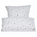 Sengesett \'Dot\' - Hvit 220cm