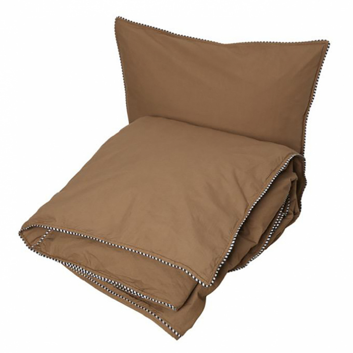 Sengesett \'Haikan\' - Brun 220cm i gruppen Interiør / Tekstiler / Sengetøy hos Reforma (1102051-310)