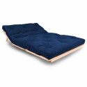 Daybed \'Layti 140 Futon\' - Naturlig / Blå