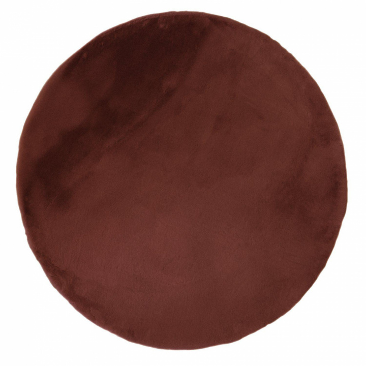 Teppe \'Ninha\' Rund 160 - Brun i gruppen Interiør / Tepper / Rya Tepper hos Reforma (1123-91-006)