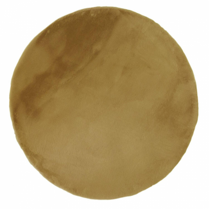 Teppe \'Ninha\' Round 160 - Gul i gruppen Interiør / Tepper / Rya Tepper hos Reforma (1123-91-063)