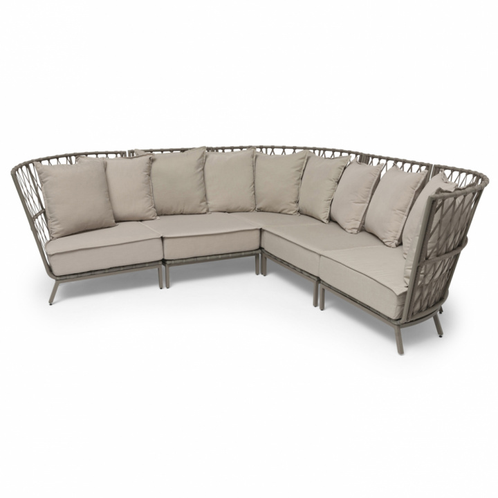 Hjørnesofa Lounge \'Jet Set\' - Beige i gruppen Møbler / Utendørsmøbler hos Reforma (115032)