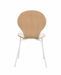 Stol \'Fusion\' - Hvit / Naturlig