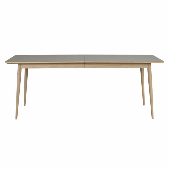 Spisebord 'Dawson' - Hvitpigmentert Eik / Grå