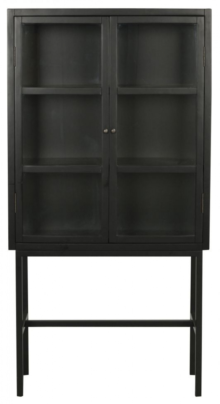 Vitrineskap 'Marshall' - Svart