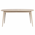 Spisebord \'Dawsone\' Oval - Hvitpigmentert eik