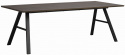 Spisebord \'Brigham\' 220x90cm - Brun/Svart