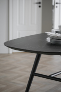 Ovalt spisebord \'Springdale\' - Svart