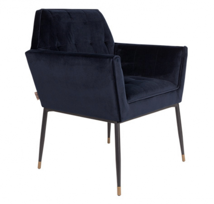 Lenestol 'Kate'- Mørkblå