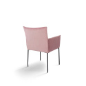Lenestol \'Dion\' - Fløyel/Rosa