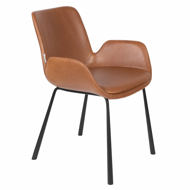 Stol 'Brit' - Lær/Brun