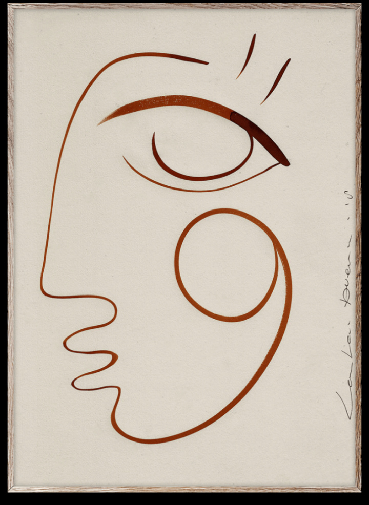 Plakat 'Full of Love' 30x40 - Beige