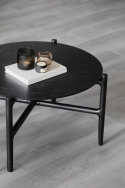 Salongbord \'Holton\' Ø80 - Sort