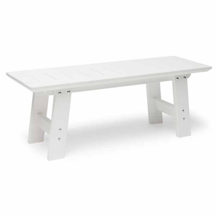 Utendørs benk \'Cecilia\' - Hvit i gruppen Møbler / Utendørsmøbler / Hagebord hos Reforma (1204077)