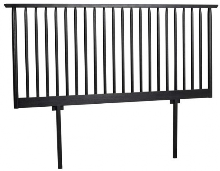 Sengegavl 'Riggins' - Svart