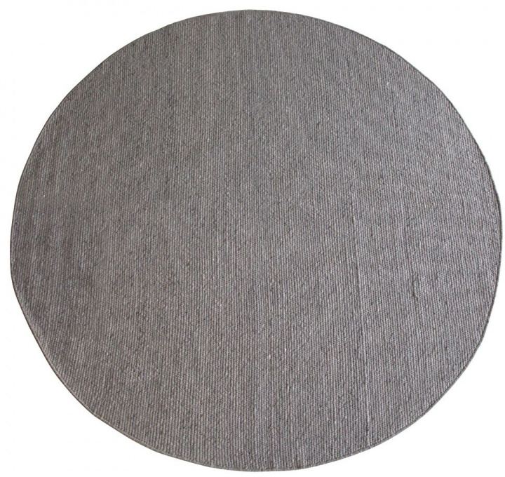 Teppe 'Auckland' Rundt 250cm - Grå