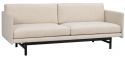 Sofa \'Hammond\' 2-seter - Beige / Sort