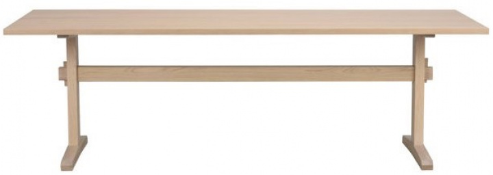 Spisebord 'Westville' 240x95cm - Hvitpigmentert