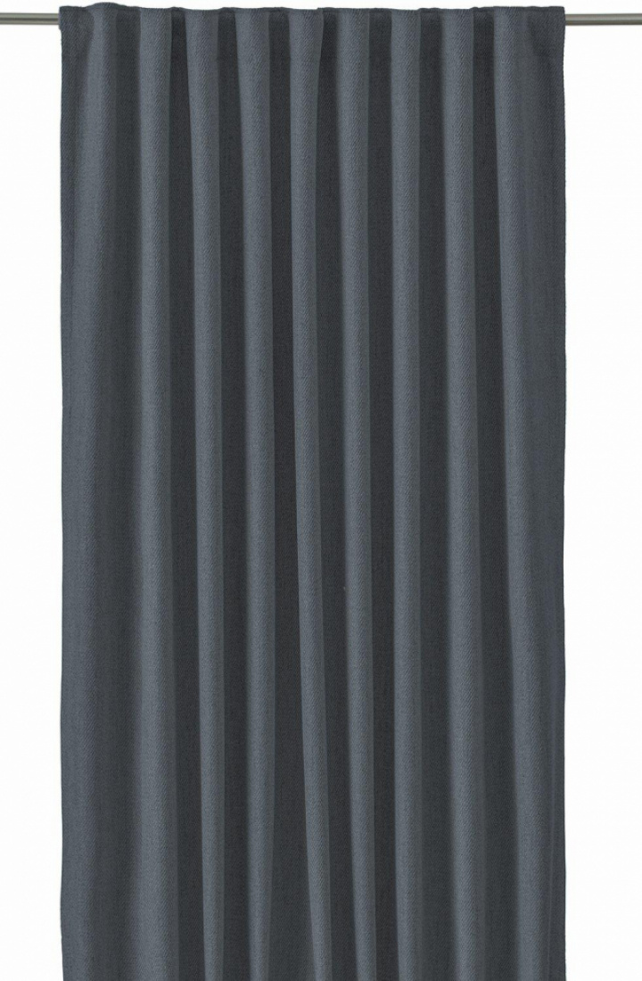 2-paks Gardin \'Greenwich\' 140x280 - Mørkegrå i gruppen Interiør / Tekstiler / Gardiner hos Reforma (1220-20-110)