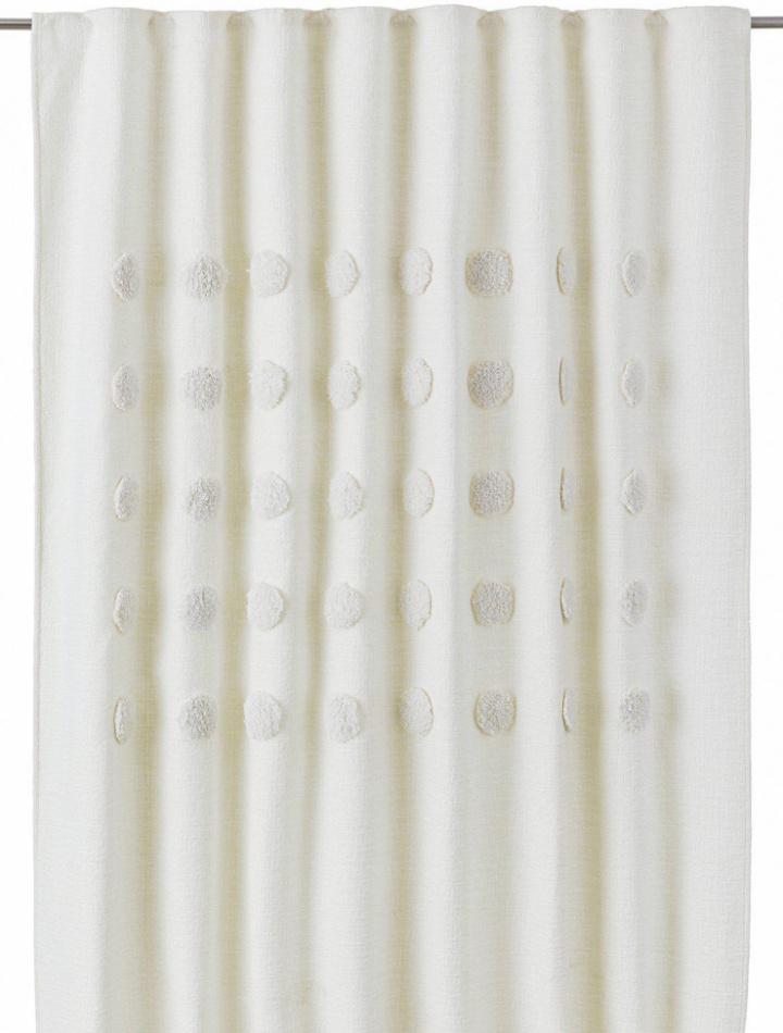 Gardin \'Pom\' 140x280 - Offwhite i gruppen Interiør / Tekstiler / Gardiner hos Reforma (1227-20-002)