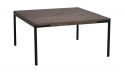 Salongbord \'Farrell\' 80x80 - Brun