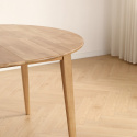 Spisebord \'Saba\' Rundt 120cm - Eik