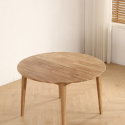 Spisebord \'Saba\' Rundt 120cm - Eik