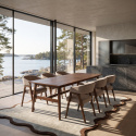 Spisebord \'Alfors\' 210x100cm - Valnøtt