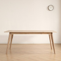 Spisebord \'Line\' 180 cm - Hvitpigmentert